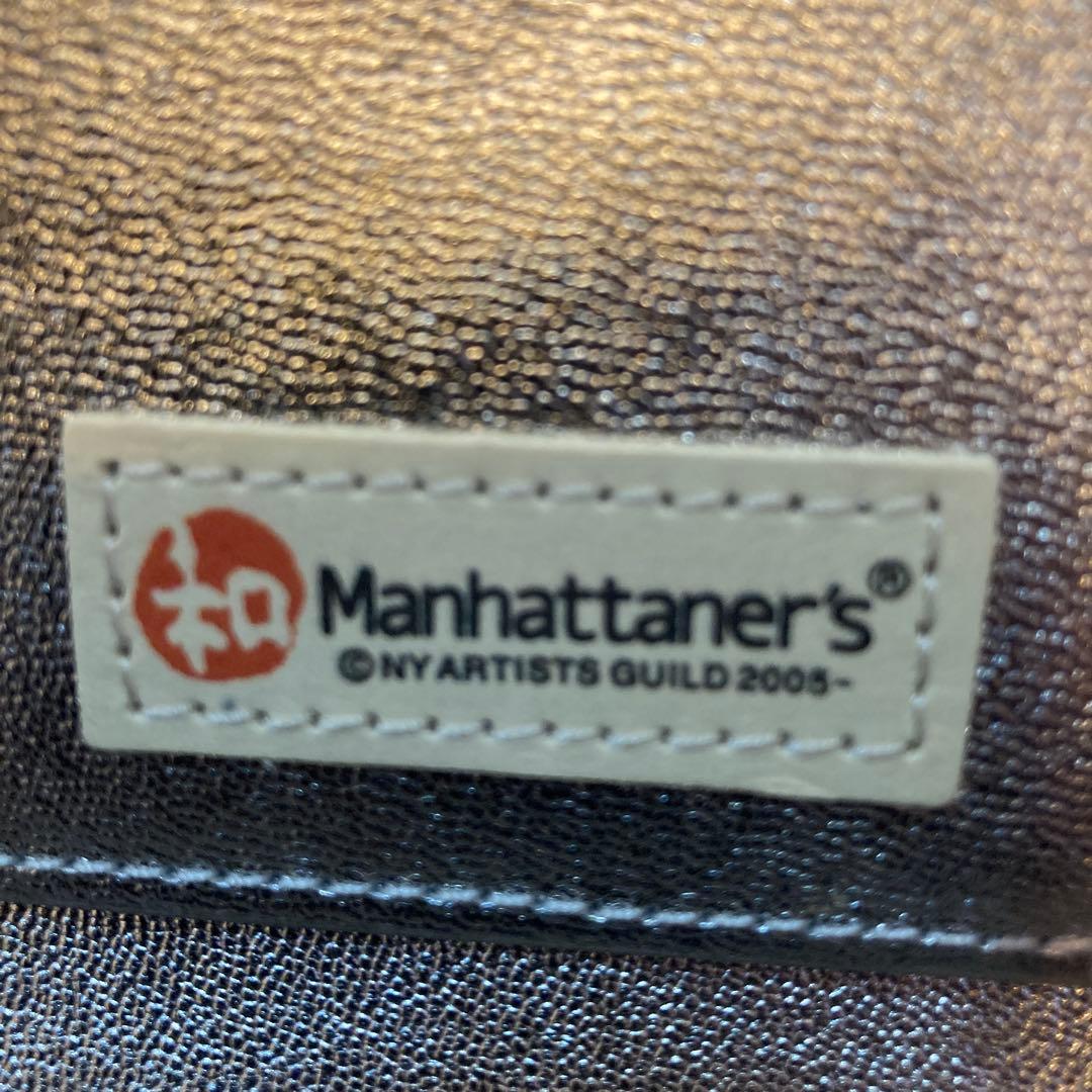 和マンハッタナーズ切房パース二つ折り財布 中ボックスタイプ怖ろしやフェデリコ雷神