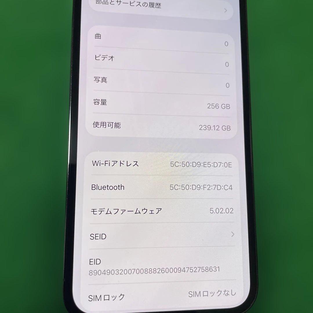 Apple iPhone13 Pro 256GB SIMフリー　バッテリー74%