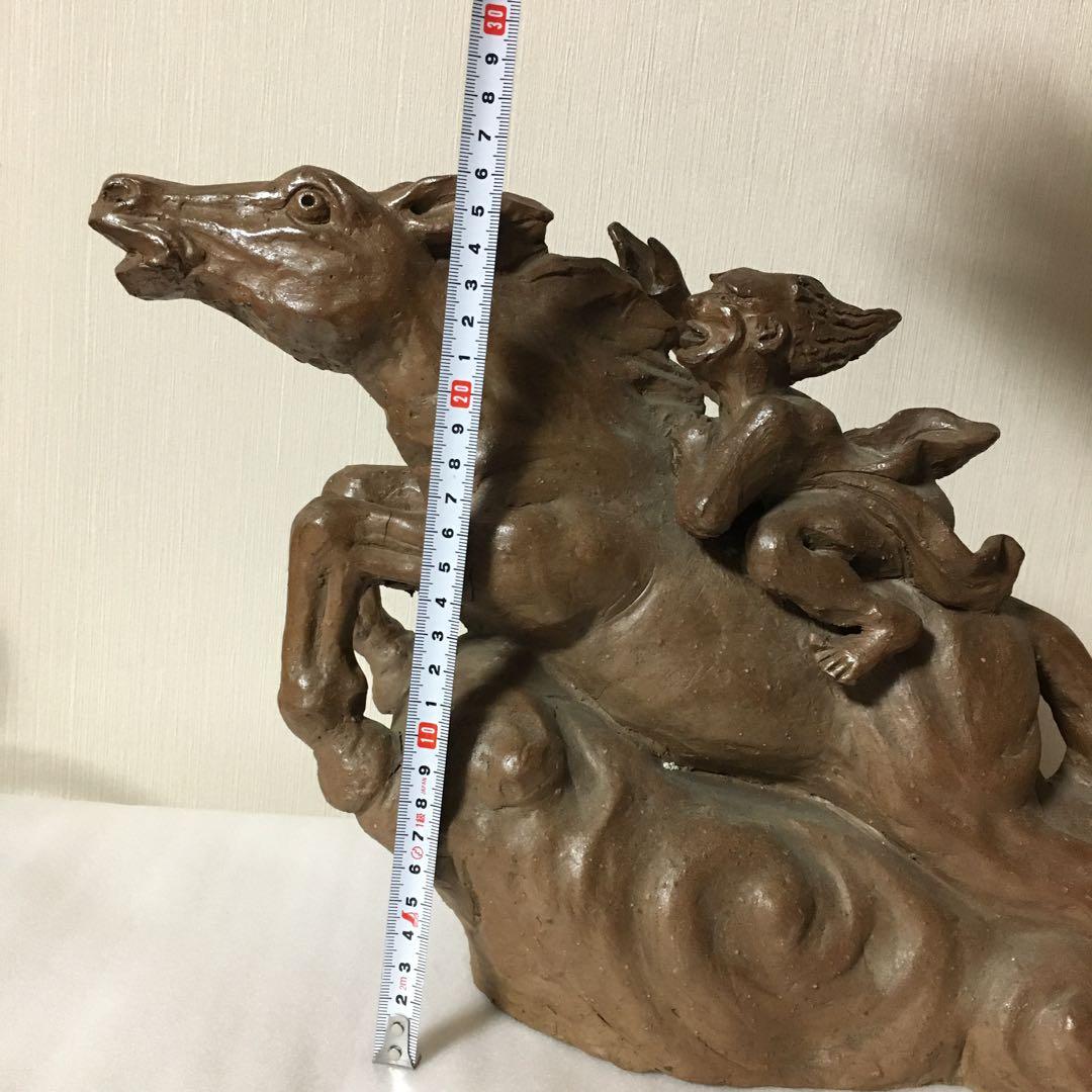 備前焼　馬　置物