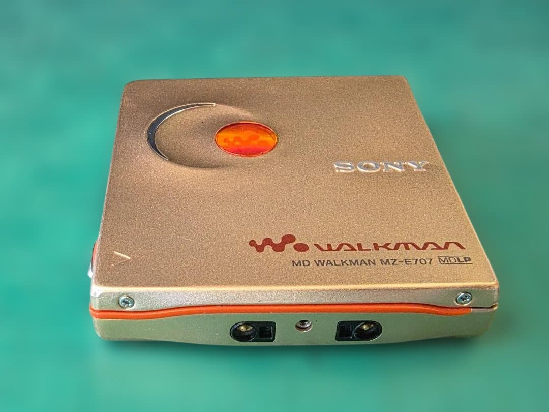 SONY ポータブルMDプレーヤー MZ-E707 オレンジ
