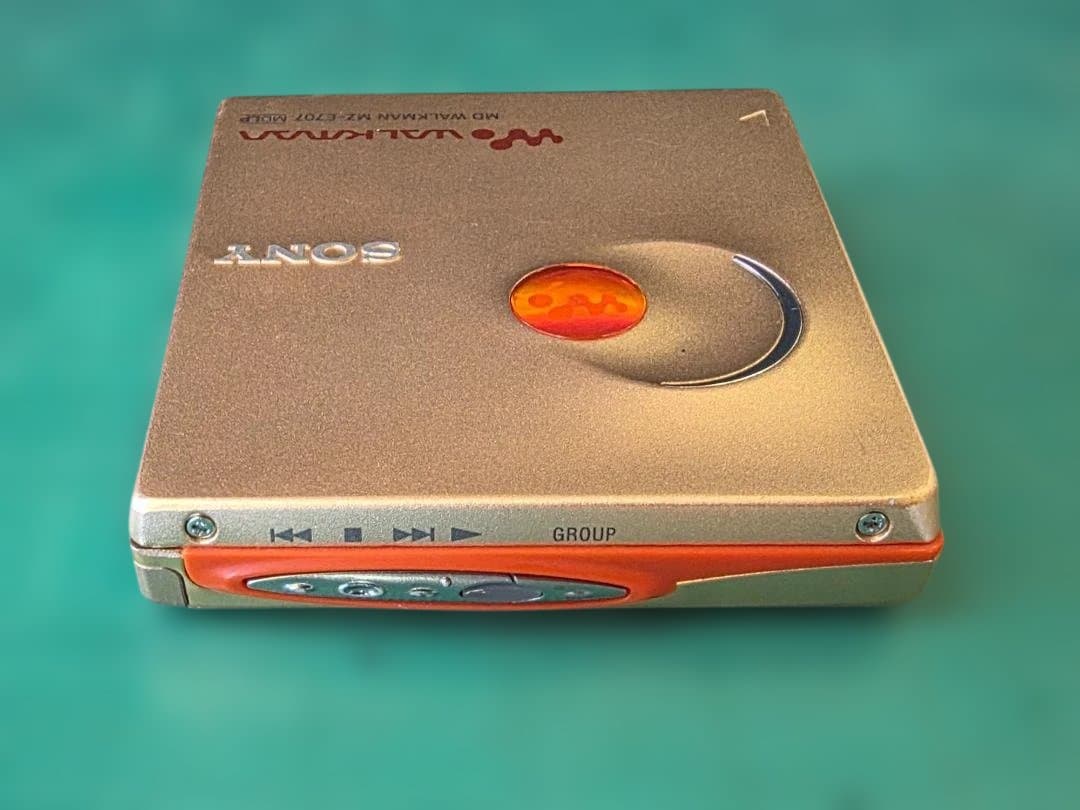 SONY ポータブルMDプレーヤー MZ-E707 オレンジ