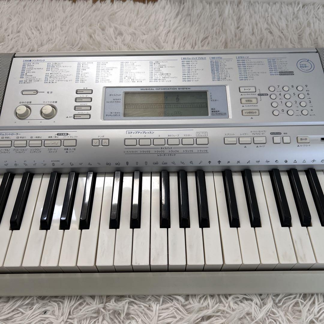 CASIO 光ナビゲーション キーボード LK-207 美品