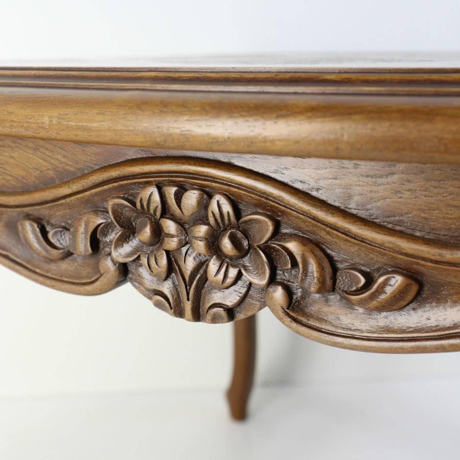 値下げ不可 イタリア製 アンティーク サイドテーブル 猫脚 彫刻 マイナスネジ