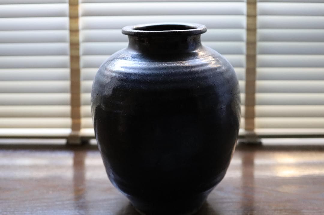 Japanese Vintage Vase AD1800~ 江戸後期_花器_貫入