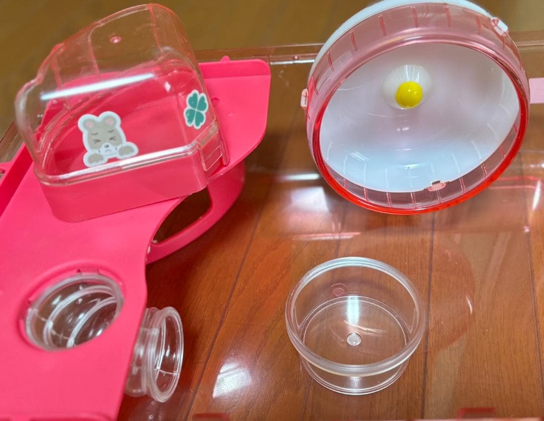 ハムスター飼育セット　ホイール付きケージ｜床材｜サークル｜キャリー他（ほぼ美品）
