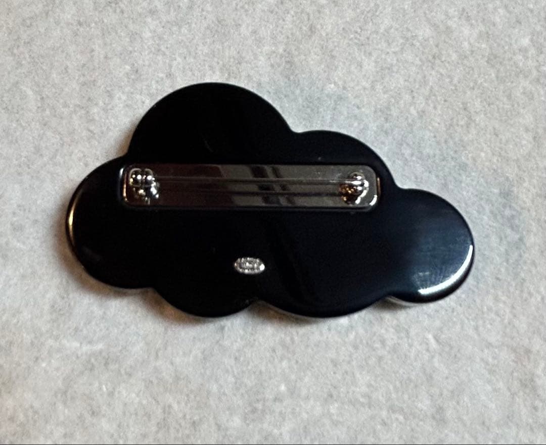 CHANELシャネル　ブローチ　雲　CCマーク パール