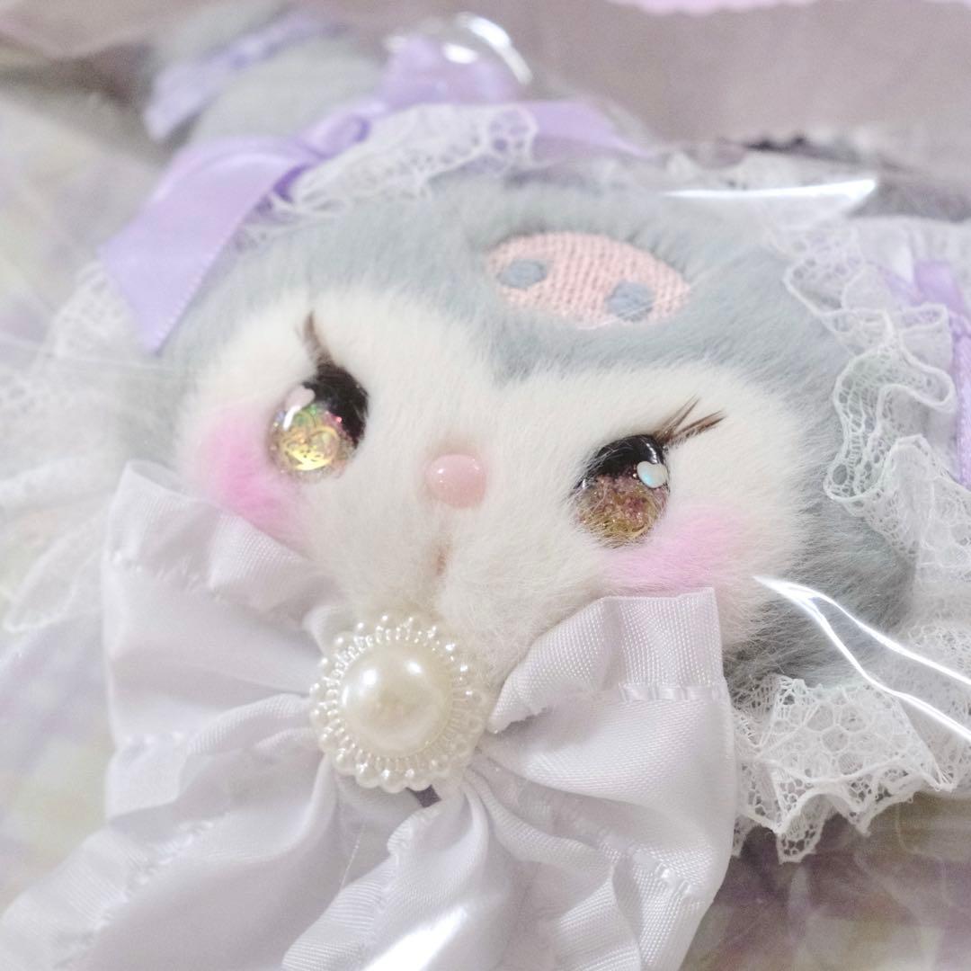 新品未開封 Pream サンリオ 伊勢丹コラボ お顔クリップ ぬいぐるみ クロミ