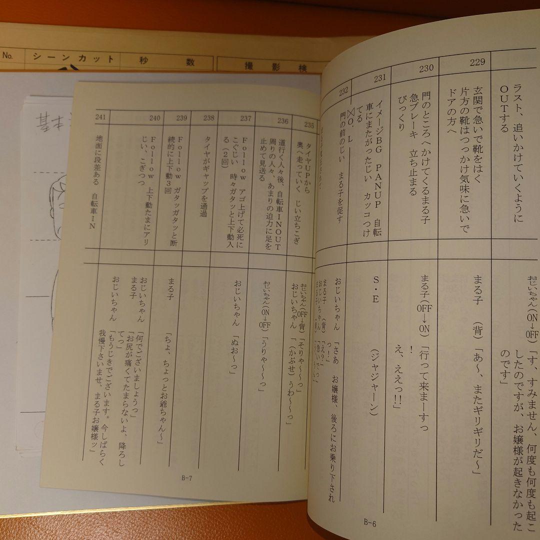 ちびまる子ちゃん 台本・絵コンテ等セット