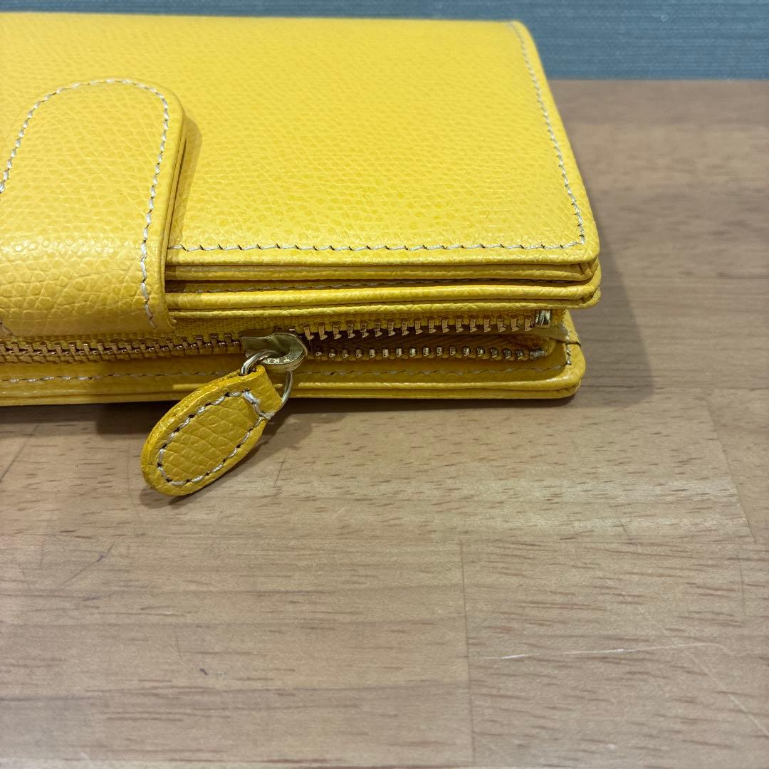 キタムラ/レザー二つ折り財布/新品同様