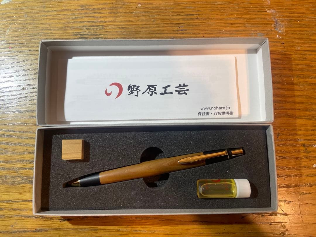野原工芸 スギ柾目　シャープペンシル