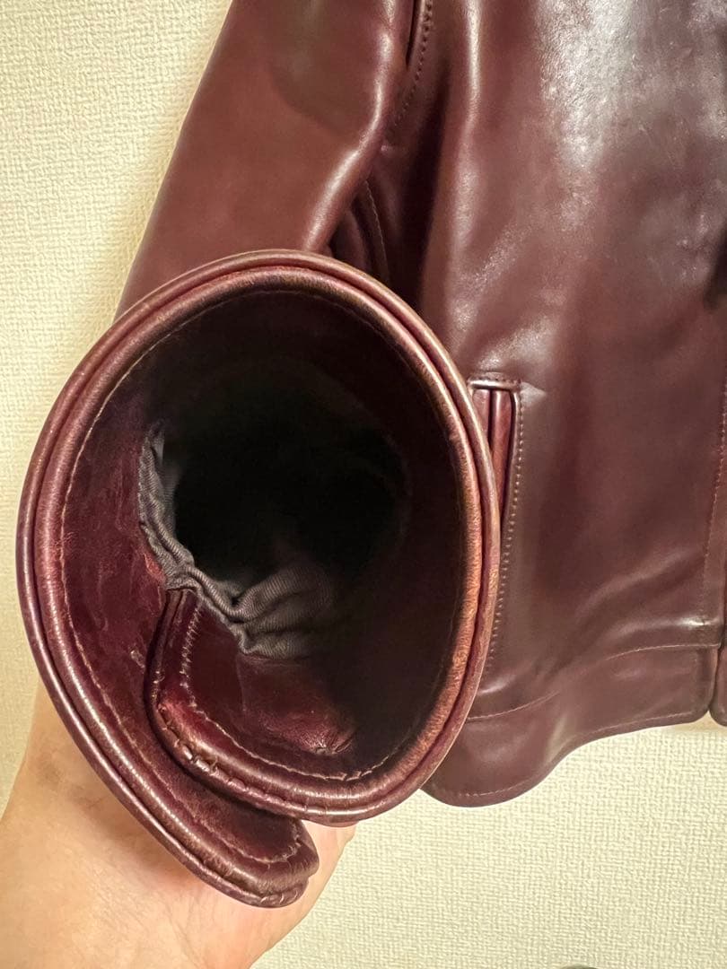 エアロレザー ハイウェイマン プレミアレンジ 34 コードバンカラー