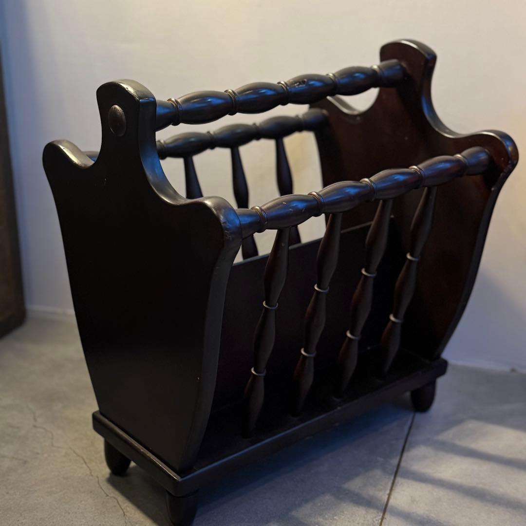 飛騨産業 キツツキ 木製雑誌ラック 50’s ヴィンテージ