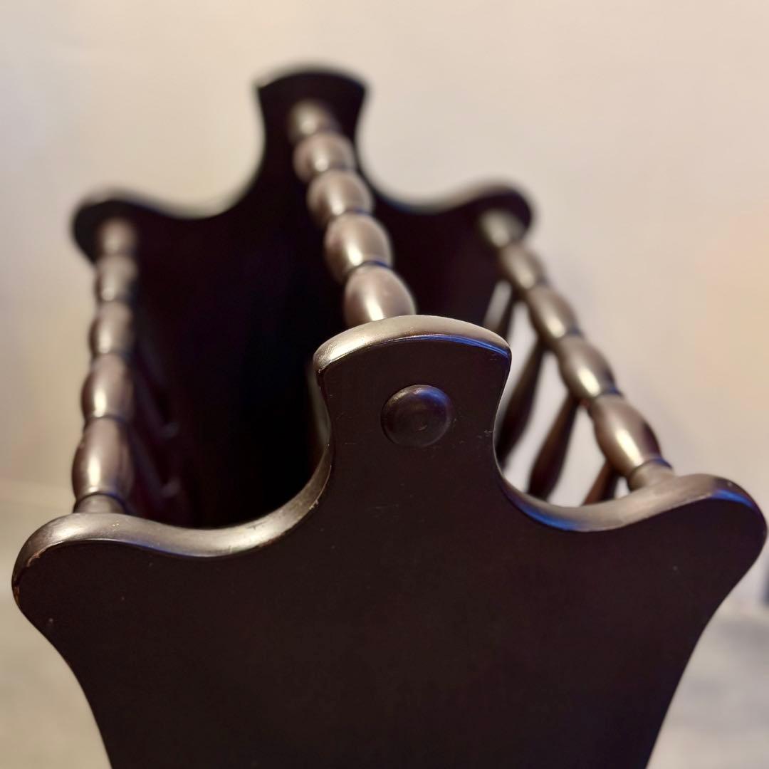 飛騨産業 キツツキ 木製雑誌ラック 50’s ヴィンテージ