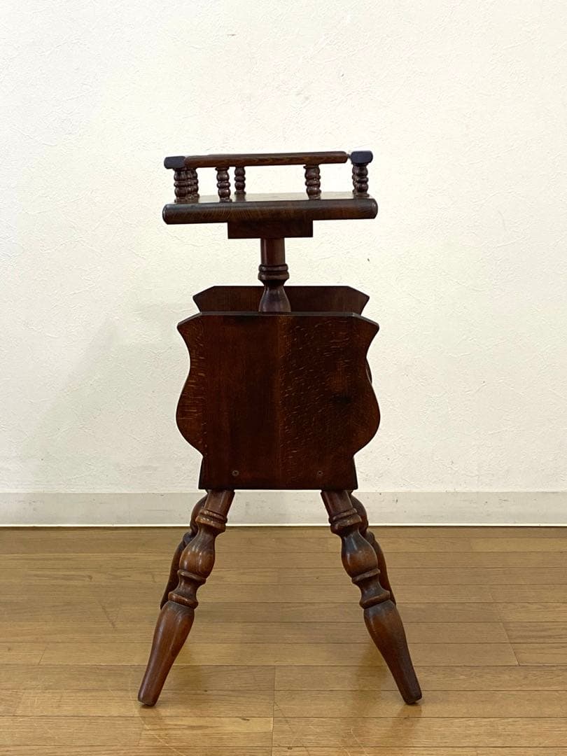 アンティーク キツツキ 飛騨産業 サイドテーブル 飾り棚 花台 インテリア