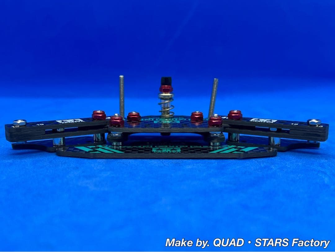 【ミニ四駆・MS用】1軸リヤアンカー　J-CUP2022／カーボン　19mm対応