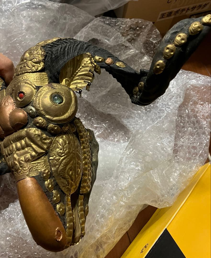 山羊　チベタンスカル　モンクスカル　チベット　法具　チベタンゴート　頭蓋骨