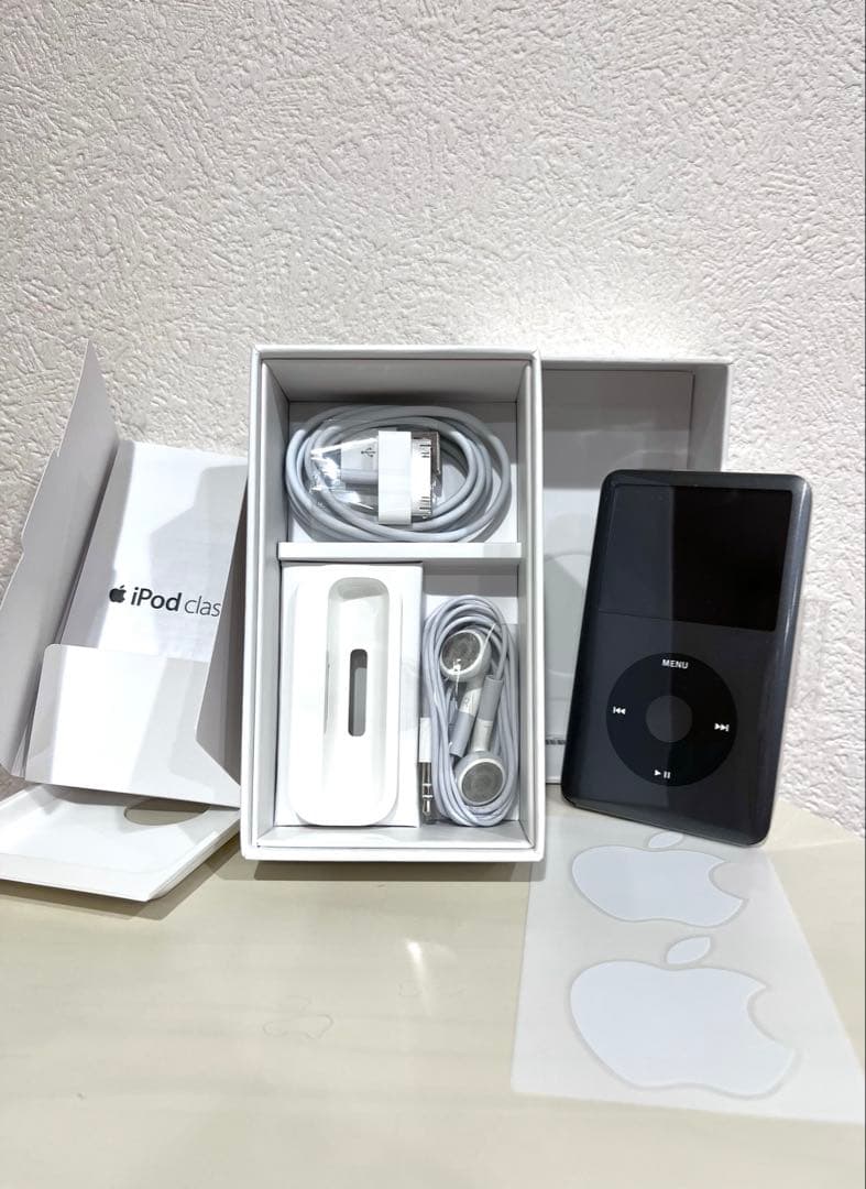 【新品未使用・付属品付き】iPod classic 160GB ブラック 黒