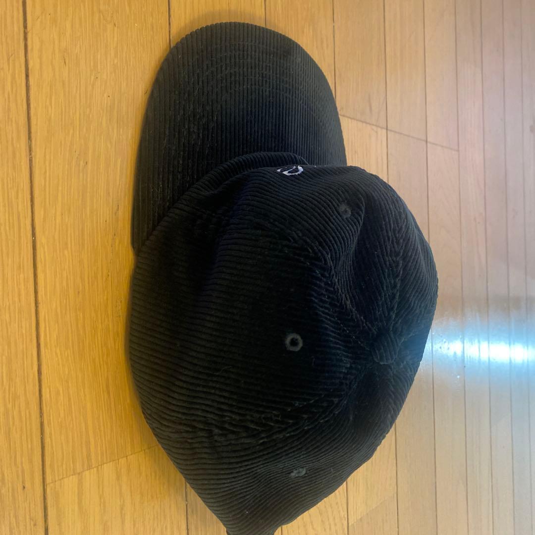 supreme コーデュロイ ブラックキャップ