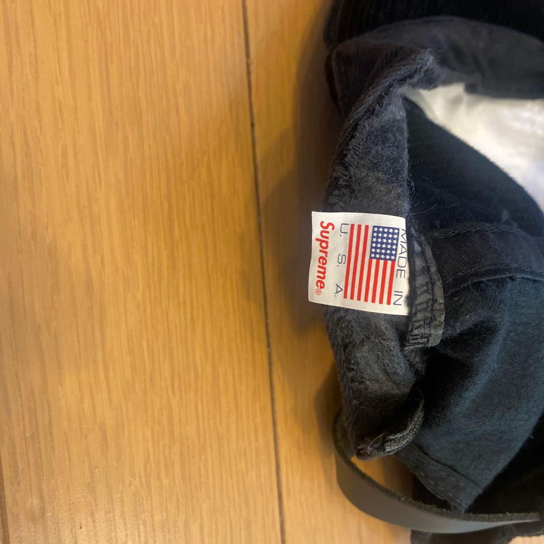 supreme コーデュロイ ブラックキャップ