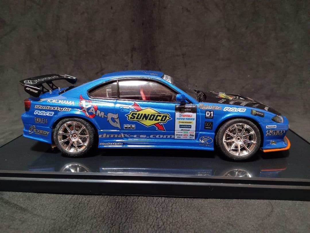 1/24 ニッサン S15 シルビア D-MAX プラモデル 完成品 ケース付