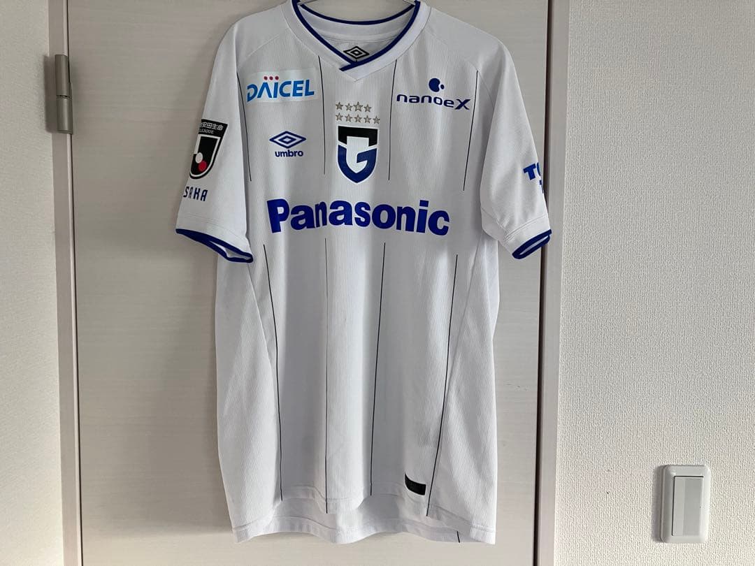 ガンバ大阪　アウェイ　ユニフォームUmbro シャツPanasonic