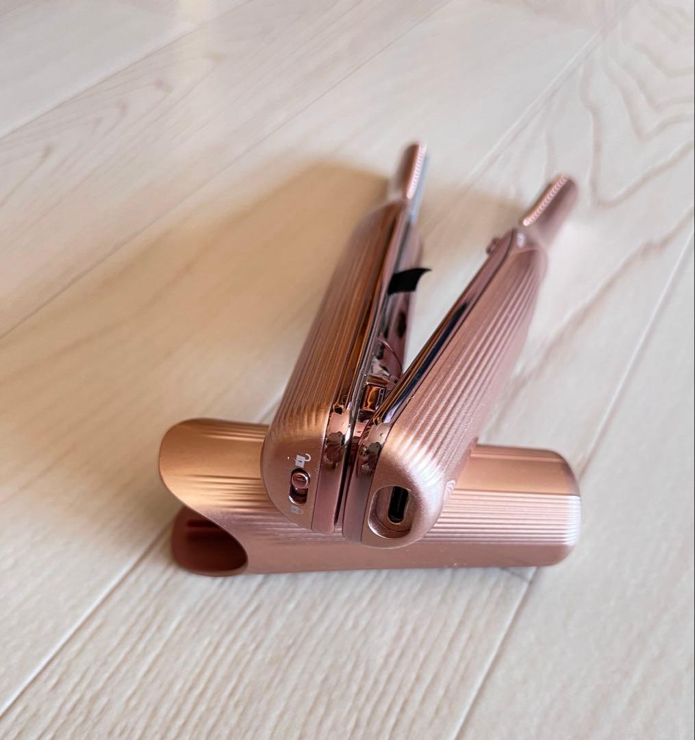 Refaリファビューテックフィンガーアイロン【ピンク】ポータブルヘアアイロン