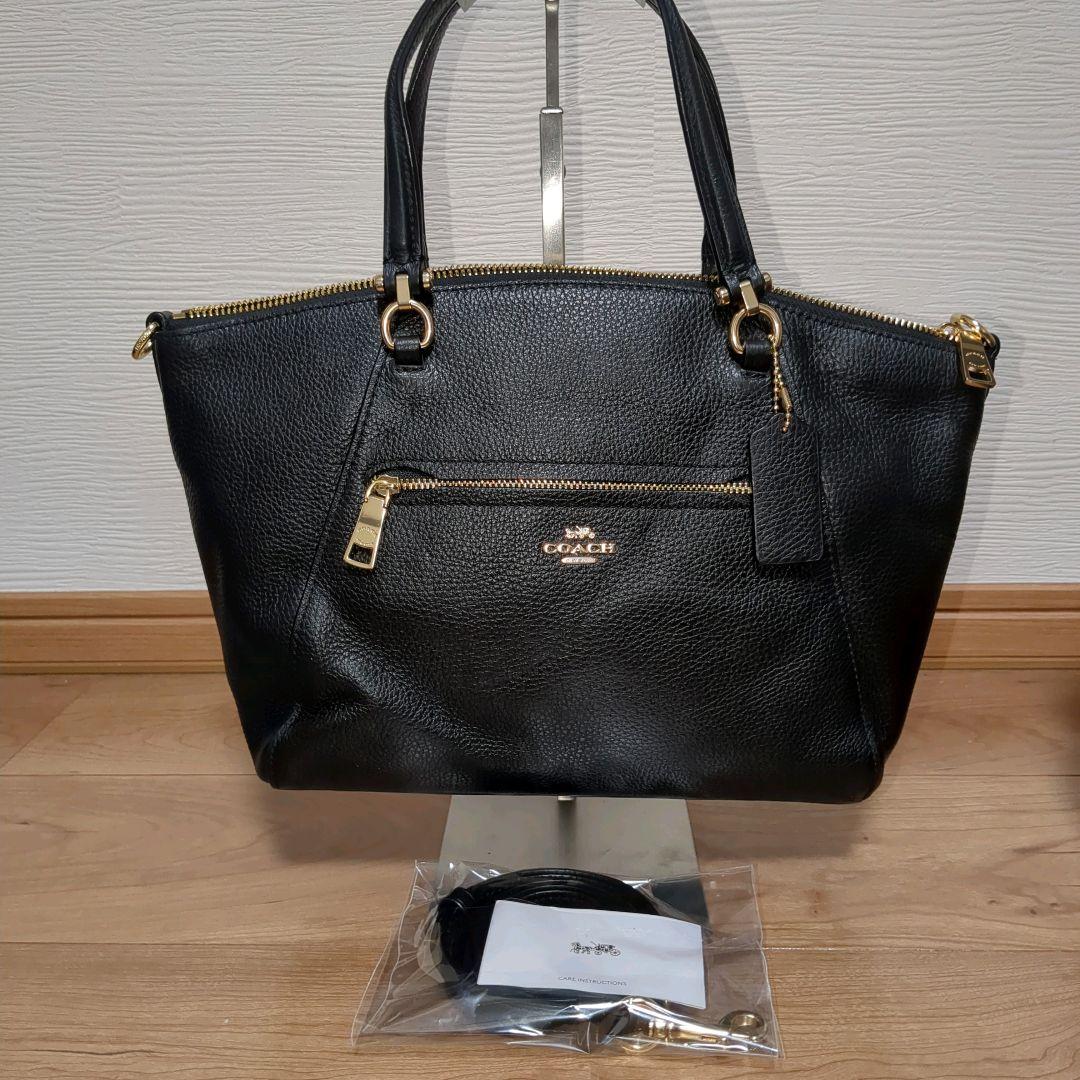 【極美品】COACH クロスボディ ショルダーバッグ 2way ブラック