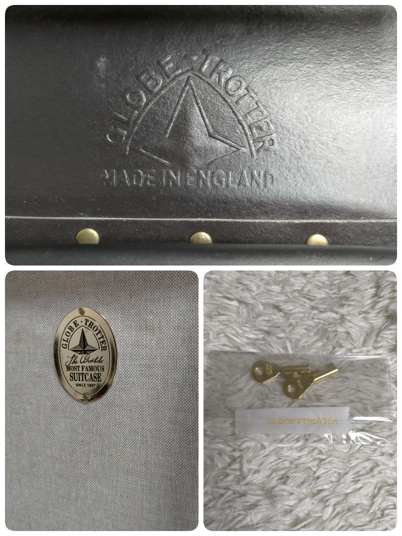 【美品】グローブトロッター　スーツケース カバー付き 2輪　機内持ち込み