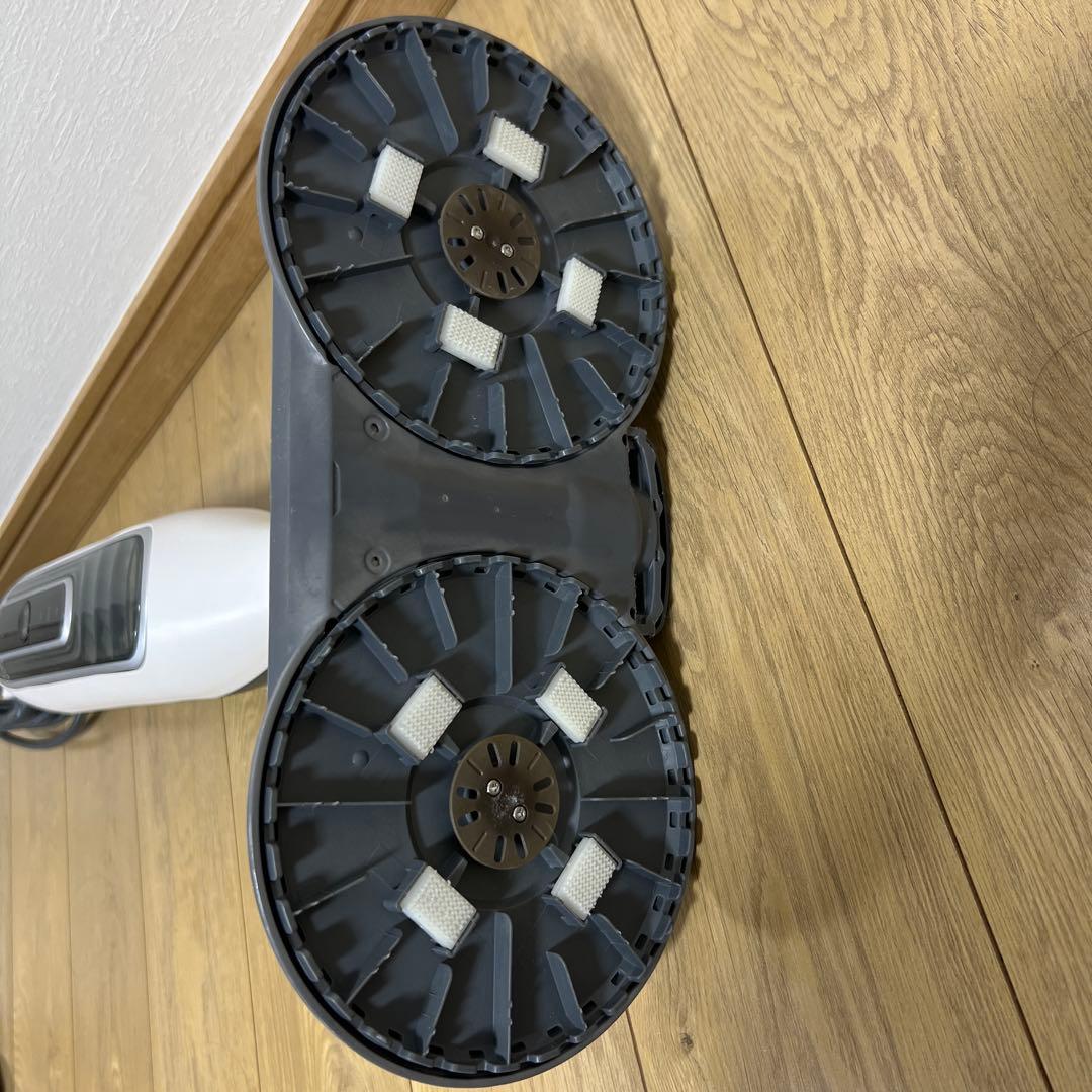 回転スチームモップ シャークs7001JWH12取扱説明書パッド4枚注水容器付き