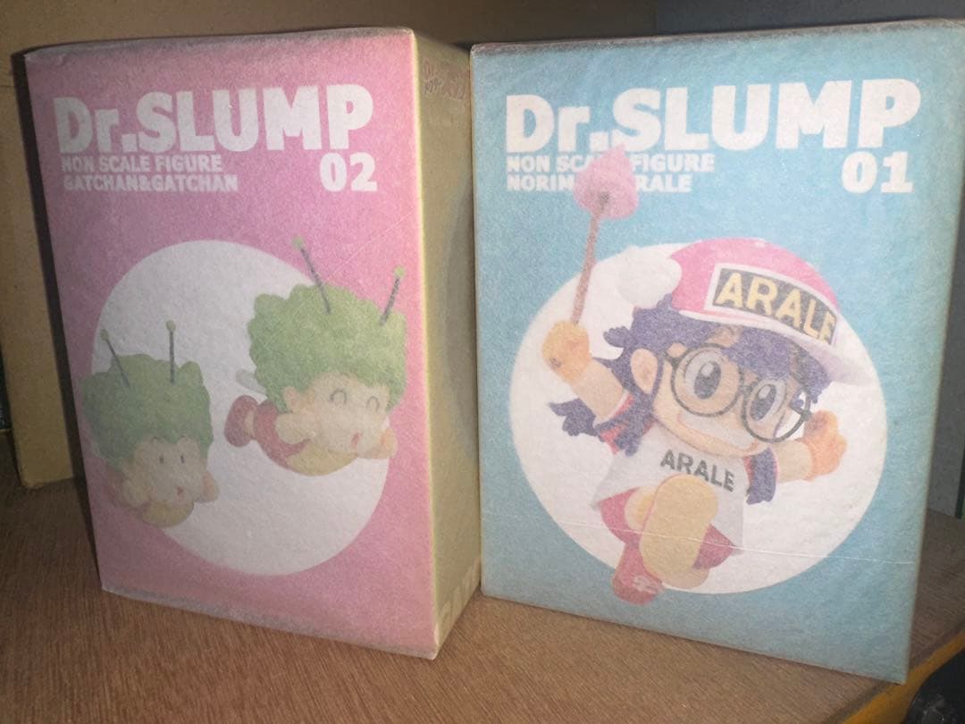 Dr.スランプアラレちゃん　アラレ　ガッチャン　セット　フィギュア