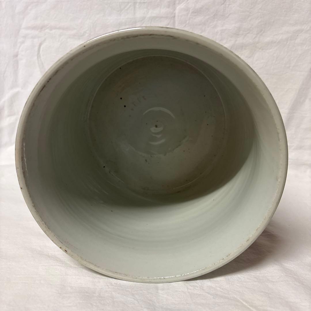 大清康熙年製 辰砂大筆筒