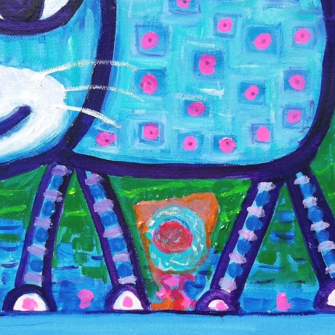 油絵　専用　いつもごきげんな猫