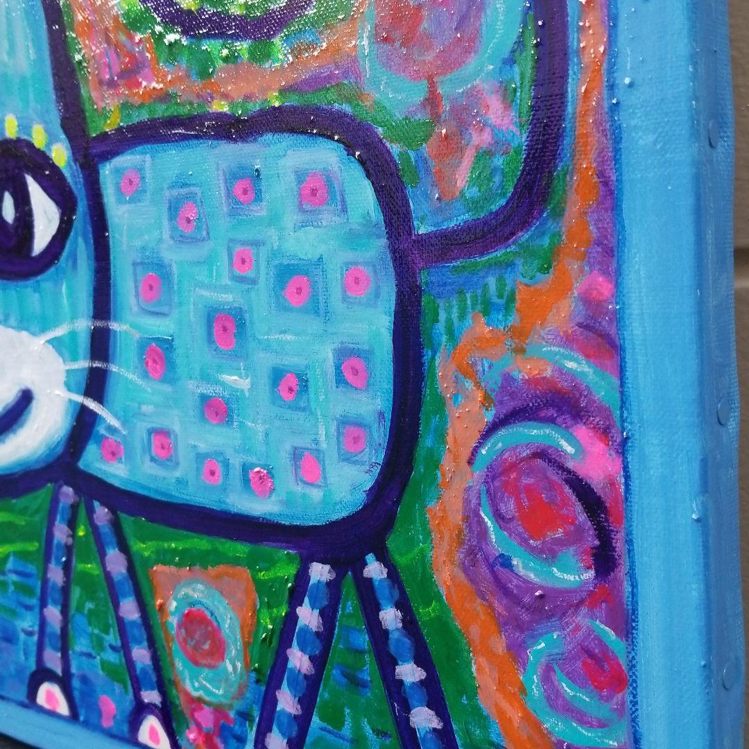 油絵　専用　いつもごきげんな猫