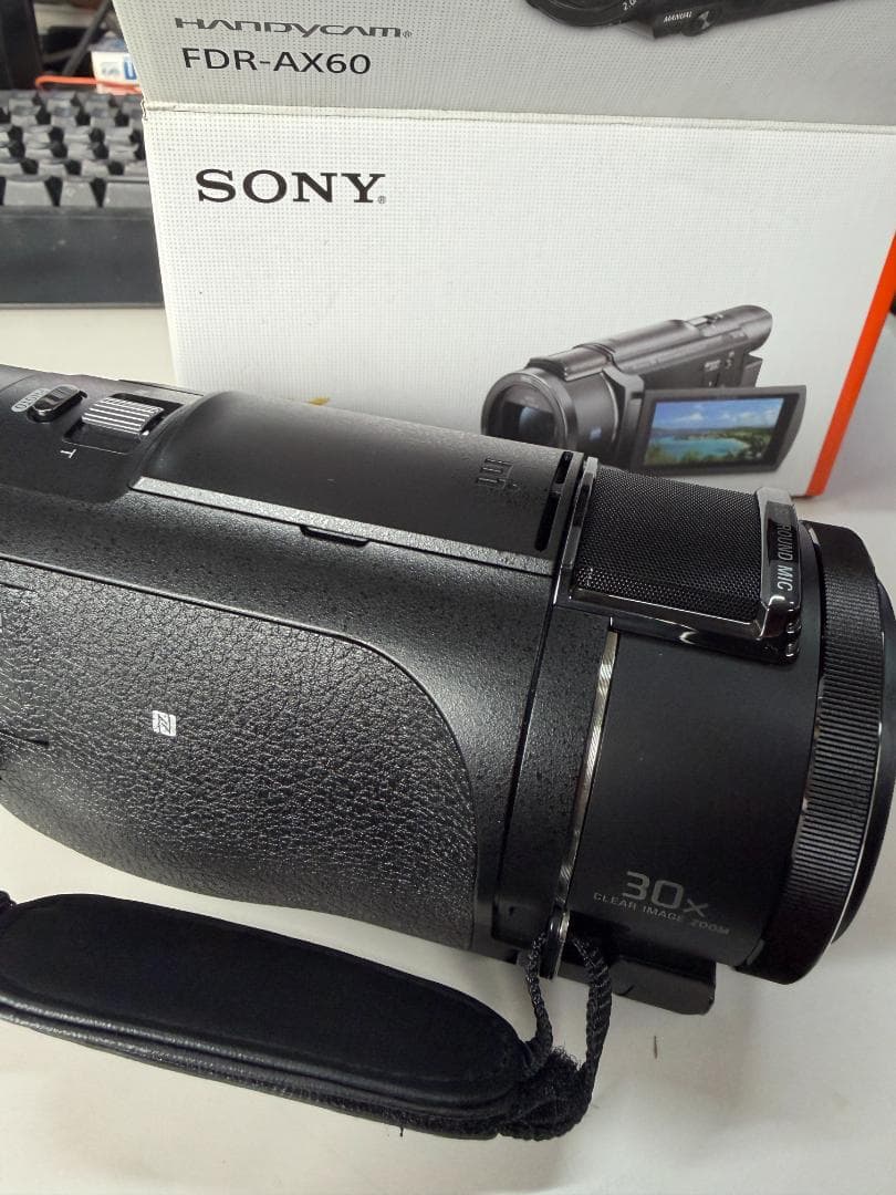新同 SONY 4K ハンディカム FDR-AX60 ソニー ビデオ カメラ