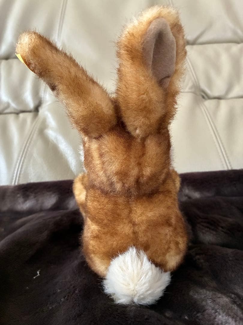 Steiff 茶色のウサギ ぬいぐるみ テディベア