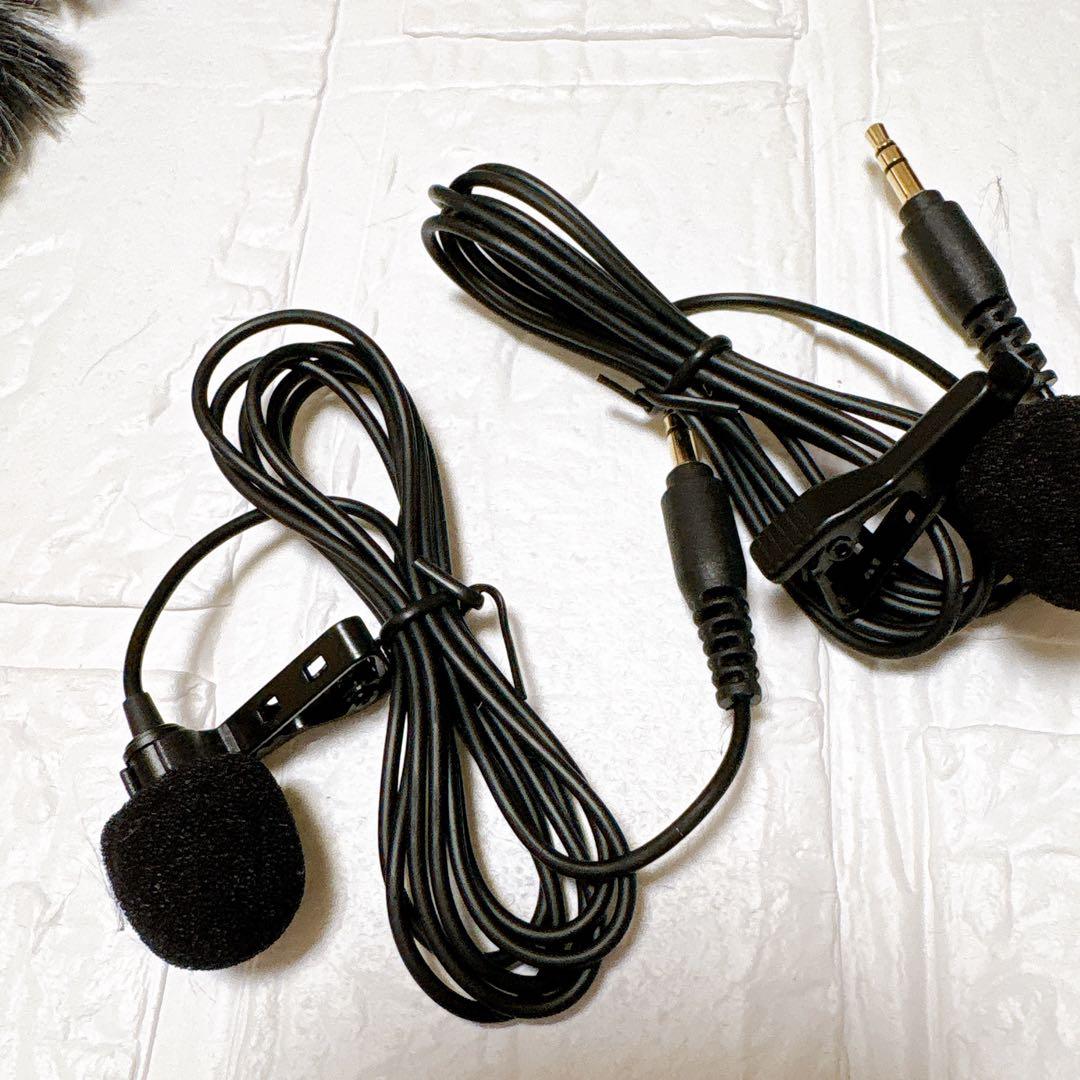 Saramonic ワイヤレスマイク　ピンマイク　取材　自撮り