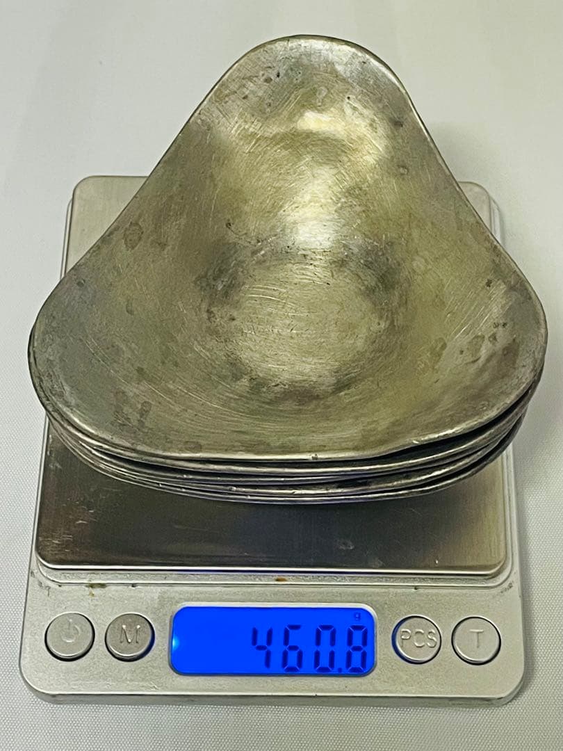 古錫唐物茶托五客セット