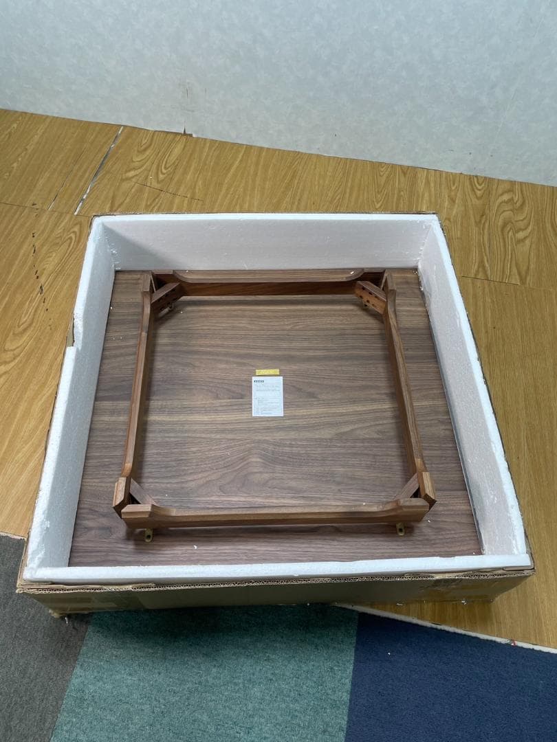 S★672 ecruxe ダイニングテーブル EPI 800 ウォールナット