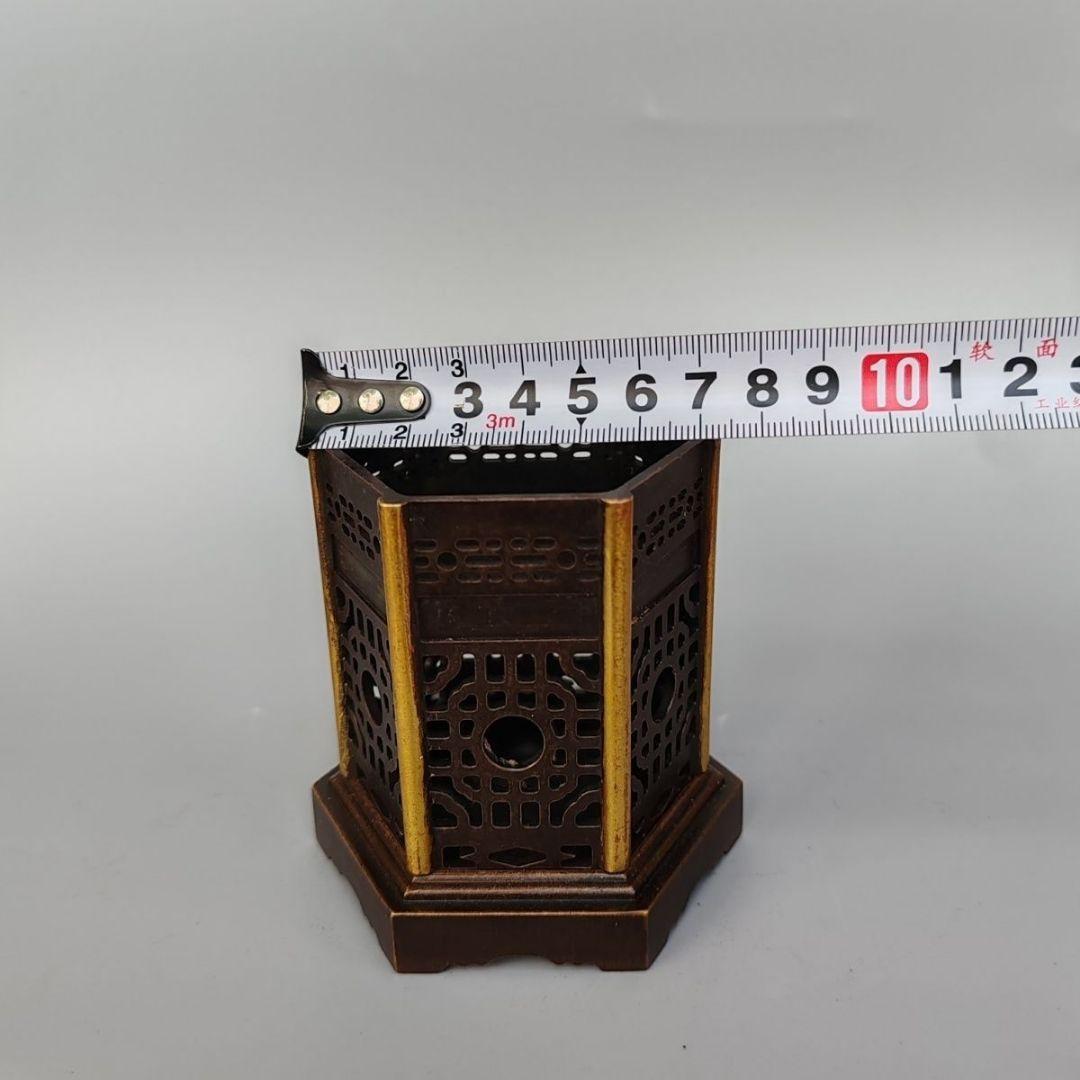 銅器 亭子薫香炉 茶道具 香道具 蓋置 置物 工芸品 美術品 置物