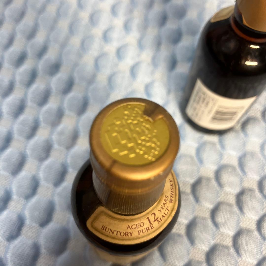 (no.140)山崎12年 響マーク　旧透明ボトル・金キャップ　未開封　美品