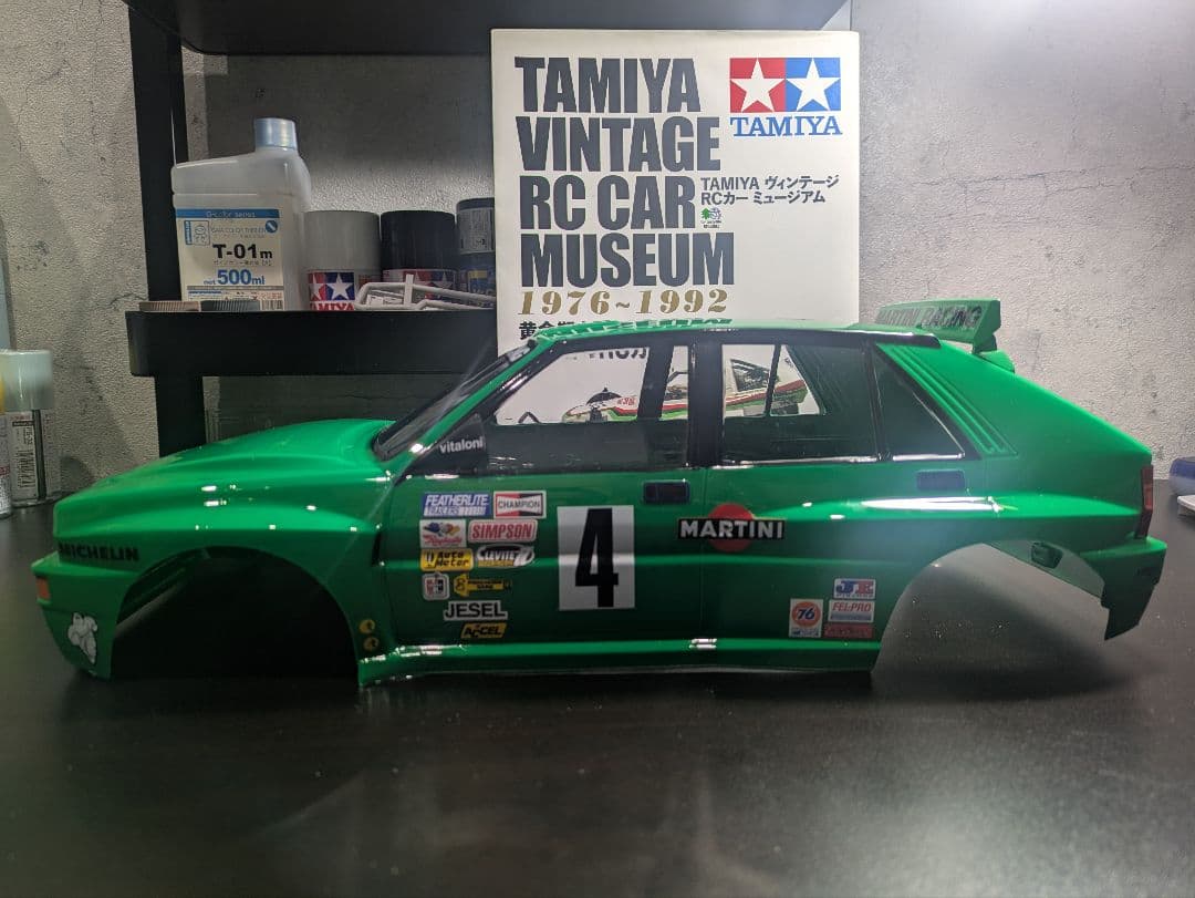 タミヤ Lancia Delta Integrale ラジコンボディ 1/10