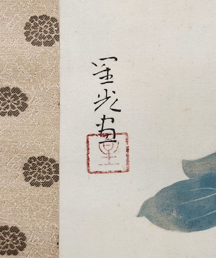 【富貴図】板倉星光 2662 白牡丹 富貴花 共箱 肉筆