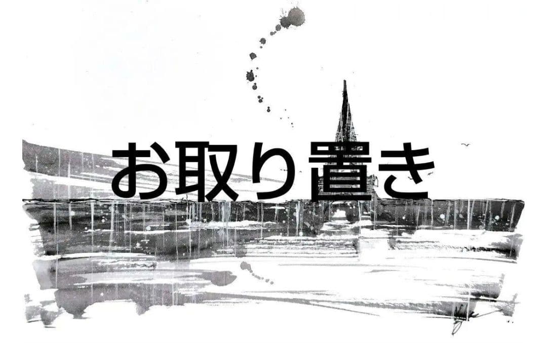 原画#3351　ラスベガス　水彩画　ドローイング　スケッチ　アート　絵画　風景画