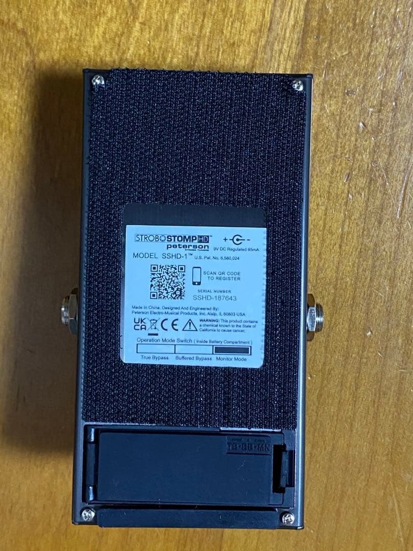 PETERSON StroboStomp HD チューナー
