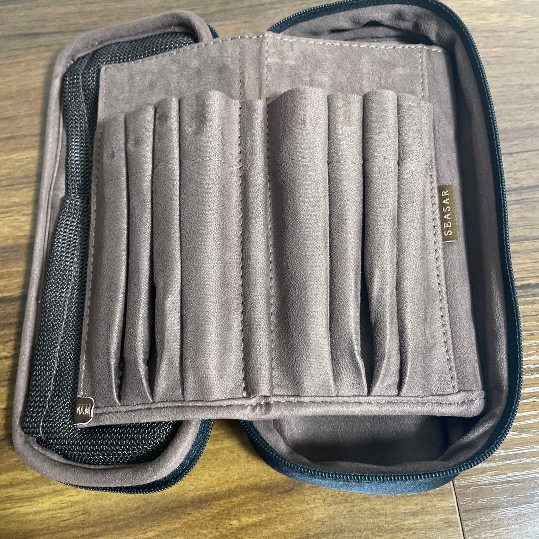 しーさーオクトフォールドペンケースナイロンブラッククルトガメタルおまけ付き