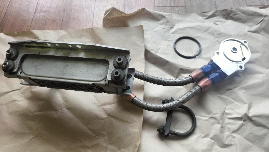 TW200・225用 EARL’S アールズオイルクーラー