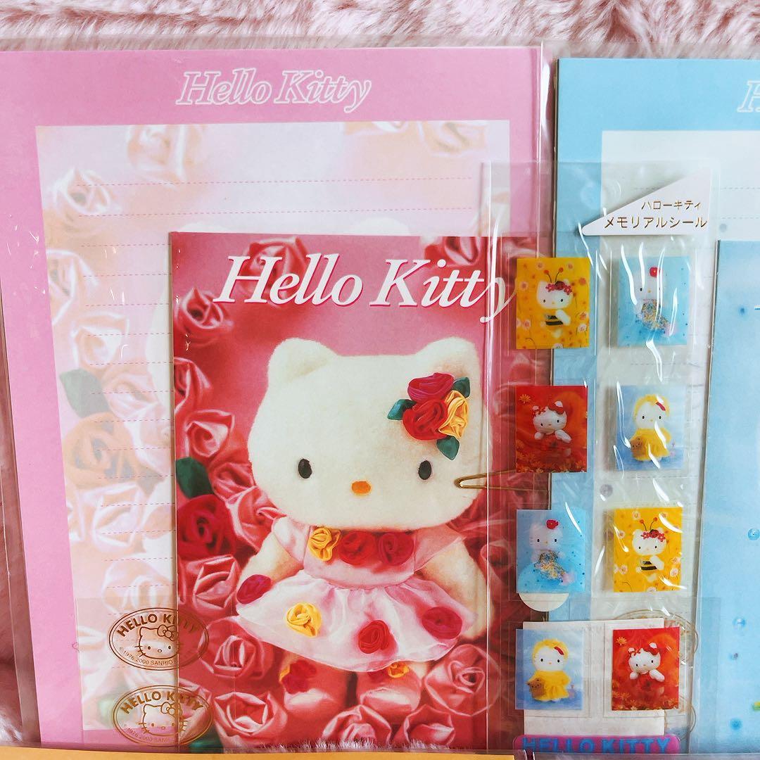 希少激レア　ハローキティ　レターセット　シール　日本限定　2000 サンリオ