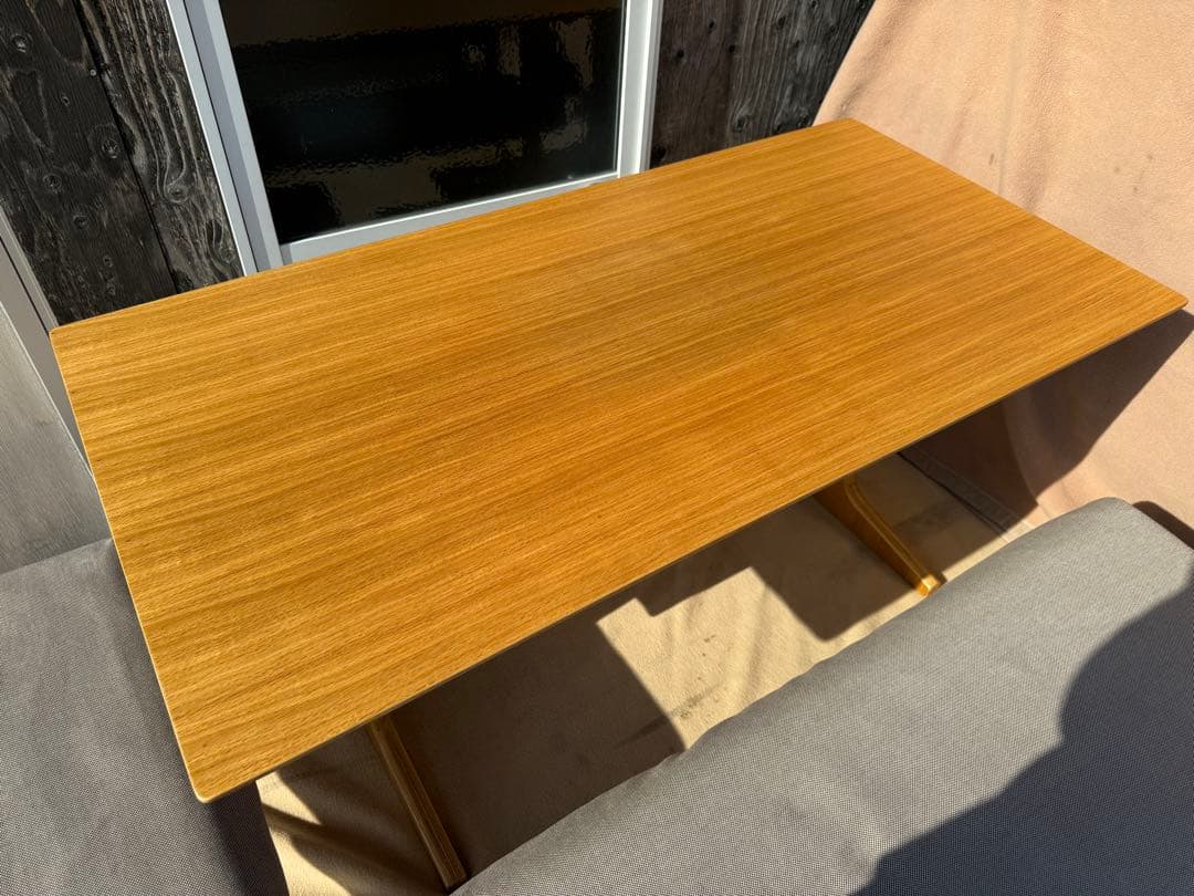 奈良発 無印良品 リビングでもダイニングでもつかえるベンチとテーブル ３点セット