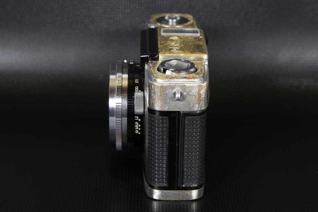 OH済 OLYMPUS PEN D F1.9 露出計OK 真鍮調カスタム