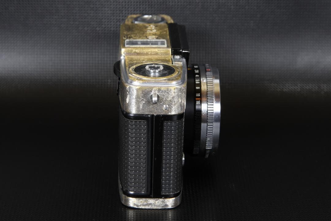 OH済 OLYMPUS PEN D F1.9 露出計OK 真鍮調カスタム